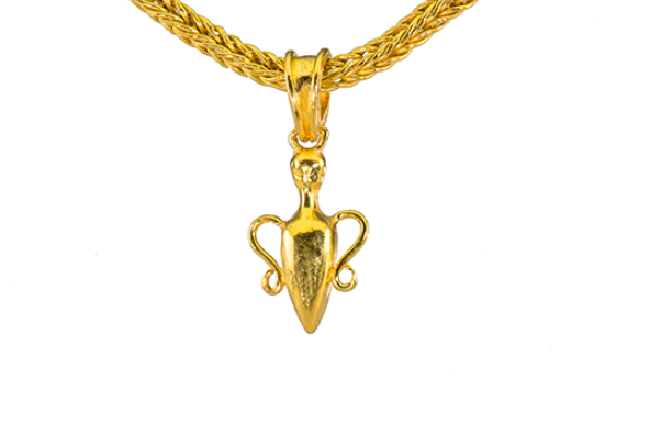 Amphora Pendant in 22k Gold